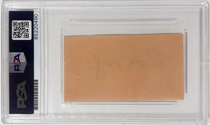 Moe Berg Signed Autograph Display, The Catcher Was A Spy. Auto PSA