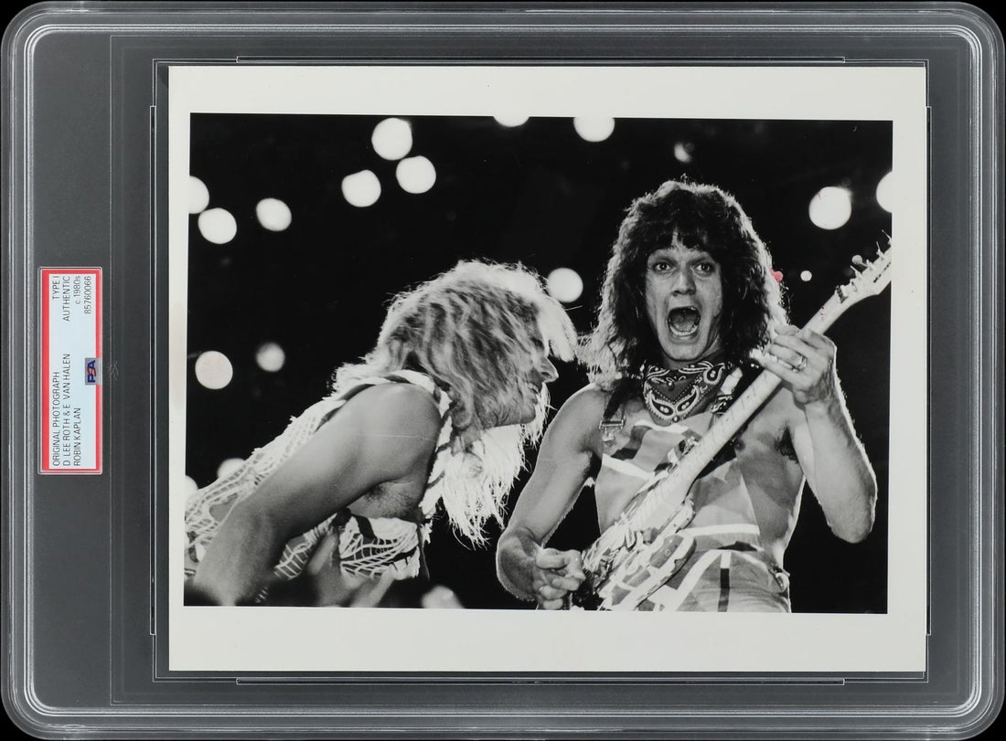 1980s Van Halen 8x10 Photo. PSA Type 1 Original Photograph0