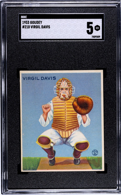 1933 Goudey Virgil Davis 