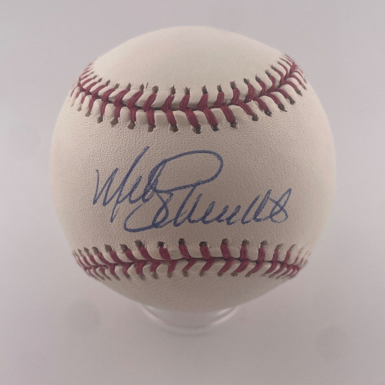 Mike Schmidt Single Signed Baseball. Philadelphia Phillies. Mounted Memories