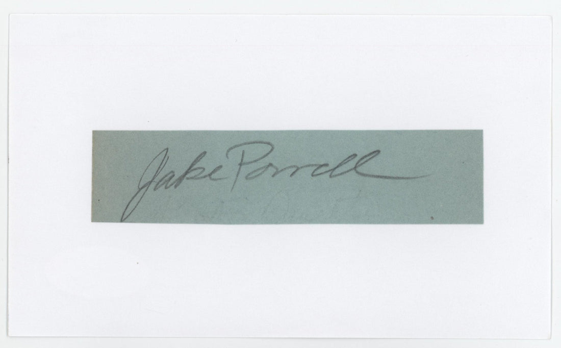 Jake Powell Signed Autograph. JSA. New York Yankees0