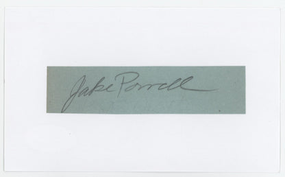 Jake Powell Signed Autograph. JSA. New York Yankees0