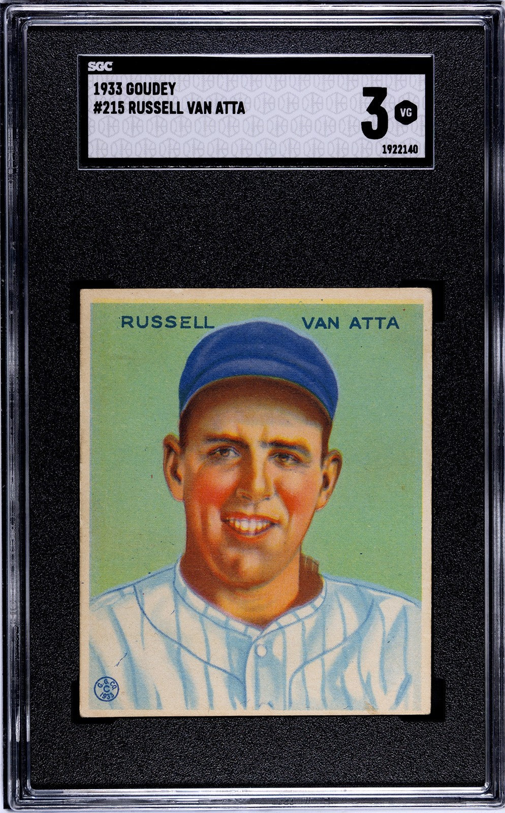 1933 Goudey Russell Van Atta 