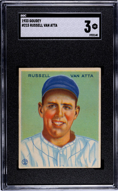 1933 Goudey Russell Van Atta 