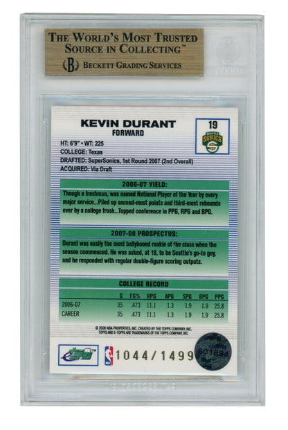 2007-2008 Kevin Durant ETopps 