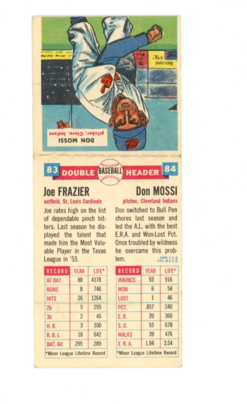 1955 Topps Double Headers 
