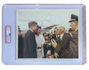 John F. Kennedy Original Photo, Last Day Before Assassination Nov. 21, 1963. PSA Type 1