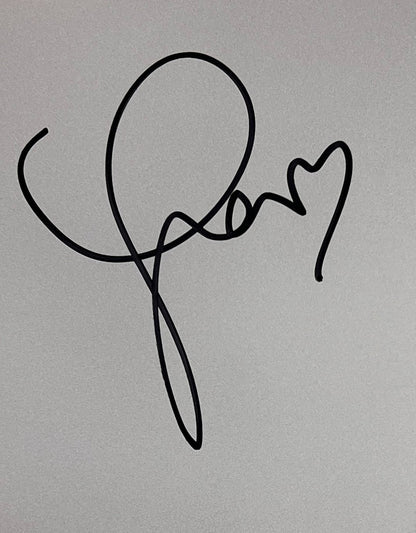 Taylor Swift Signed Album Insert. JSA1