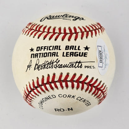 Dwight Gooden Signed Baseball. Hall of Famer. New York Mets. JSA1