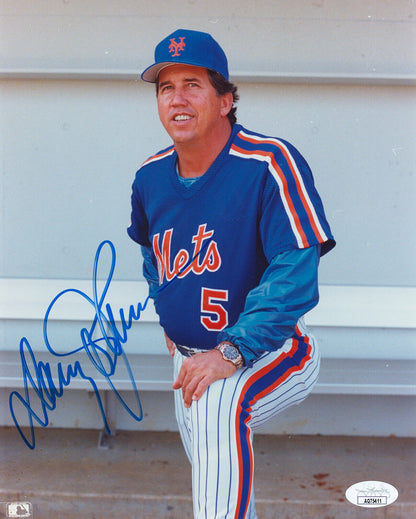 Davey Johnson Signed 8x10 Photo, New York Mets World Series Manager. Auto JSA