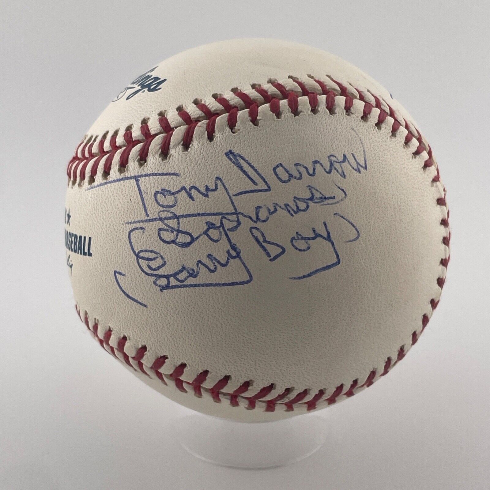 3x Sopranos Cast Signed + Inscribed Baseball Lot, James Gandolfini + 9 Sigs. JSA