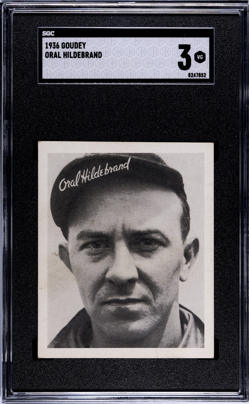 1936 Goudey Oral Hildebrand, SGC 30