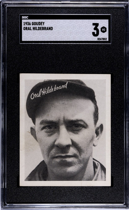 1936 Goudey Oral Hildebrand, SGC 30