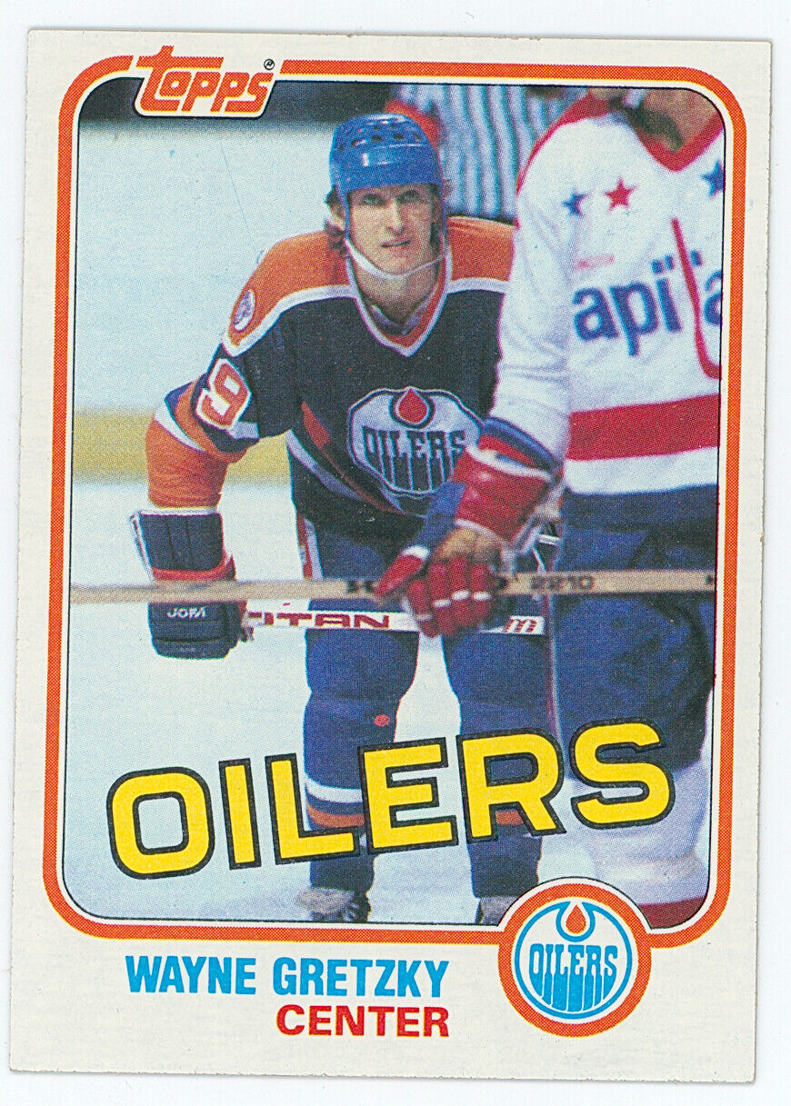1981 Topps Wayne Gretzky. Edmonton Oilers. 