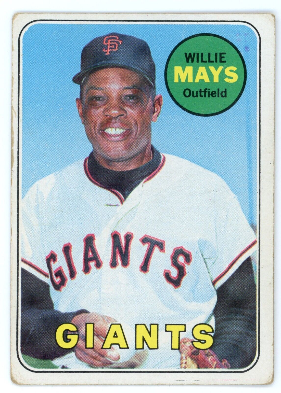 1969 Topps Willie Mays. 