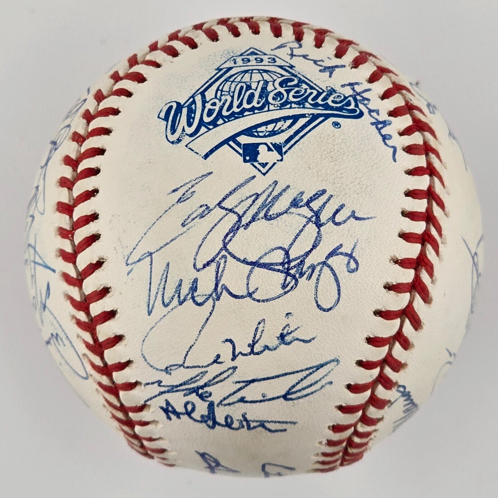 1993 Toronto Blue Jays Team Signed Baseball. 31 Signatures. PSA/DNA LOA