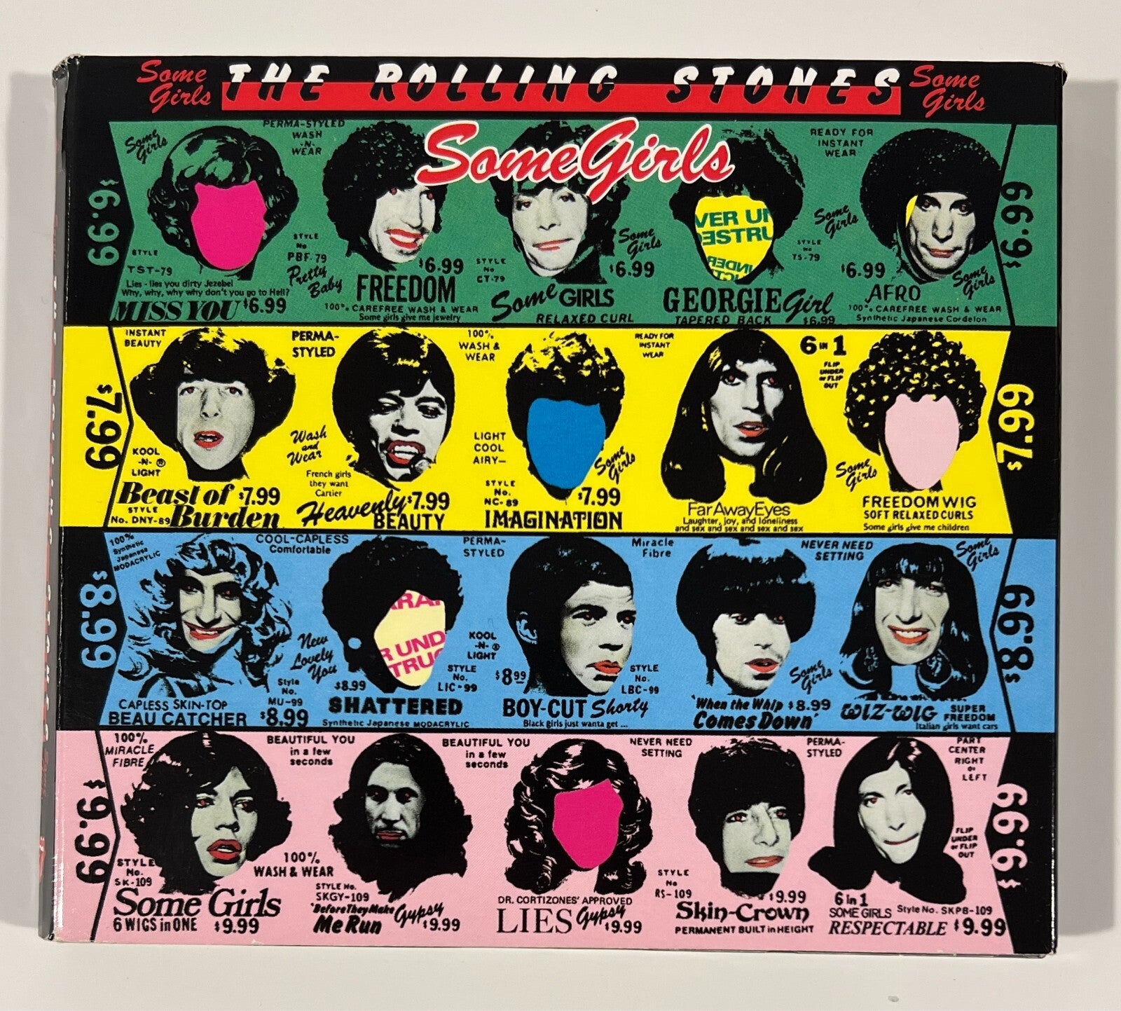 Keith Richards Signed &amp; "One Love" Inscribed Rolling Stones "Some Girls" CD. JSA4