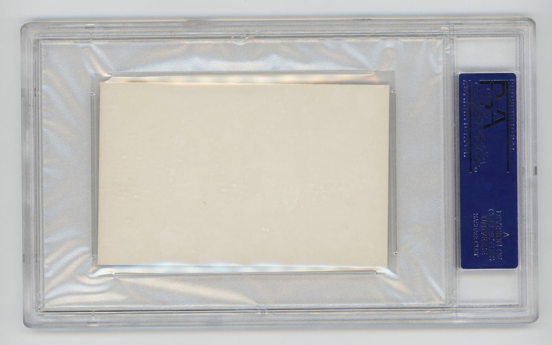 Joe McCarthy Signed Autograph. PSA 9. New York Yankees Hall of Famer. Eakin1