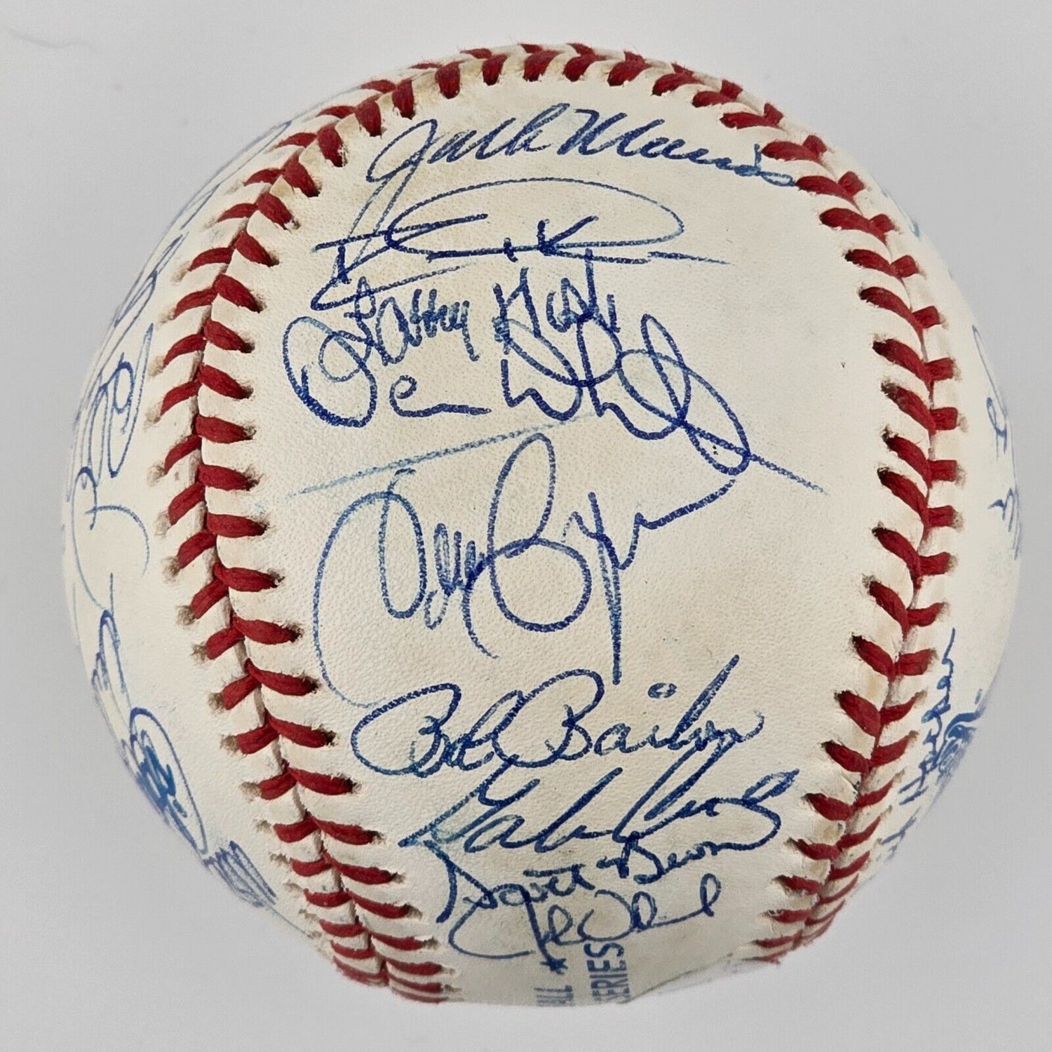 1993 Toronto Blue Jays Team Signed Baseball. 31 Signatures. PSA/DNA LOA