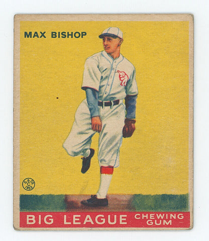 1933 Goudey Max Bishop. 