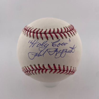 Phil Rizzuto  Signed Inscribed Baseball.  Holy Cow. JSA