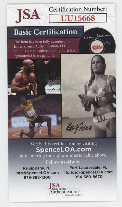 Bump Hadley Signed Autograph. JSA. New York Yankees2