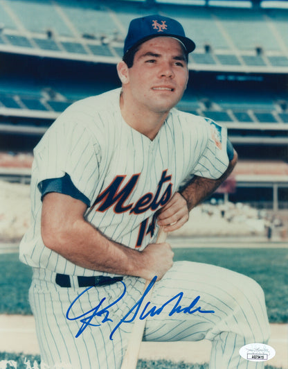 Ron Swoboda 8x10 Signed Photo, New York Mets. Auto JSA