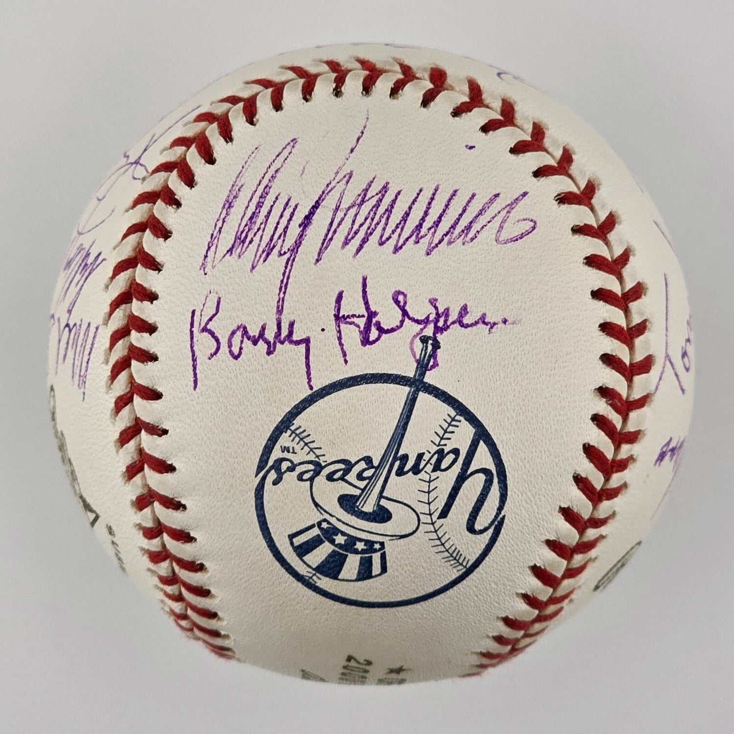 2000 World Series Signed Baseball. Barry Halper Coll, Torre, Berra. 11 Sigs. JSA3