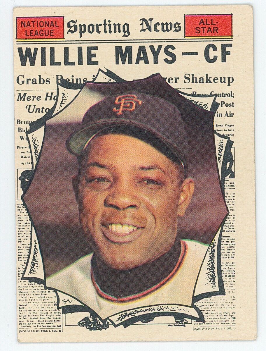 1961 Topps Willie Mays. 