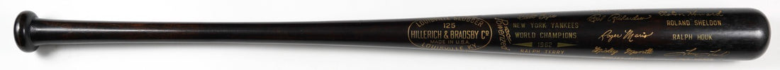 1962 New York Yankees World Series Champions Black Bat1