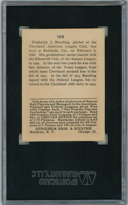 1915 Cracker Fred Blanding SGC 81