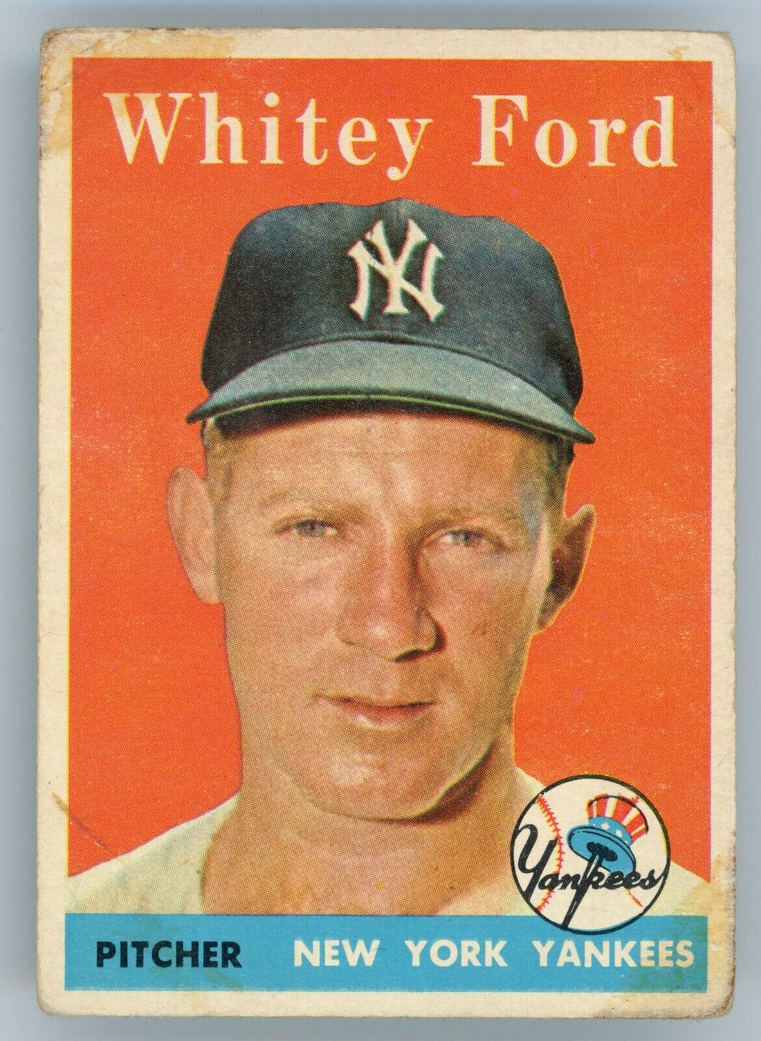 1958 Topps Whitey Ford. 