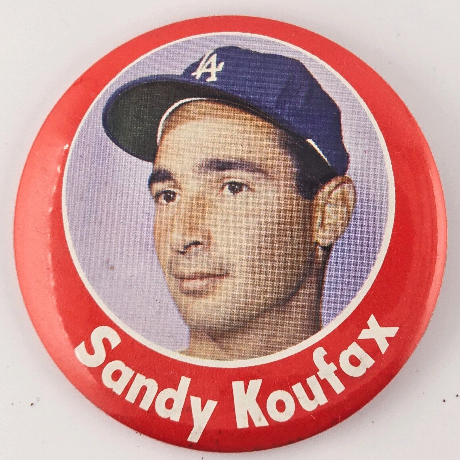 Sandy Koufax Stadium Pin. 1960s Era. Los Angeles Dodgers