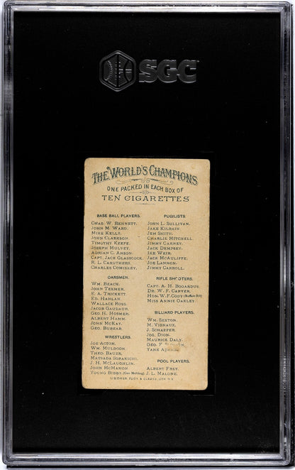 1887 N28 Allen Ginter Timothy Keefe Baseball. SGC 4.1