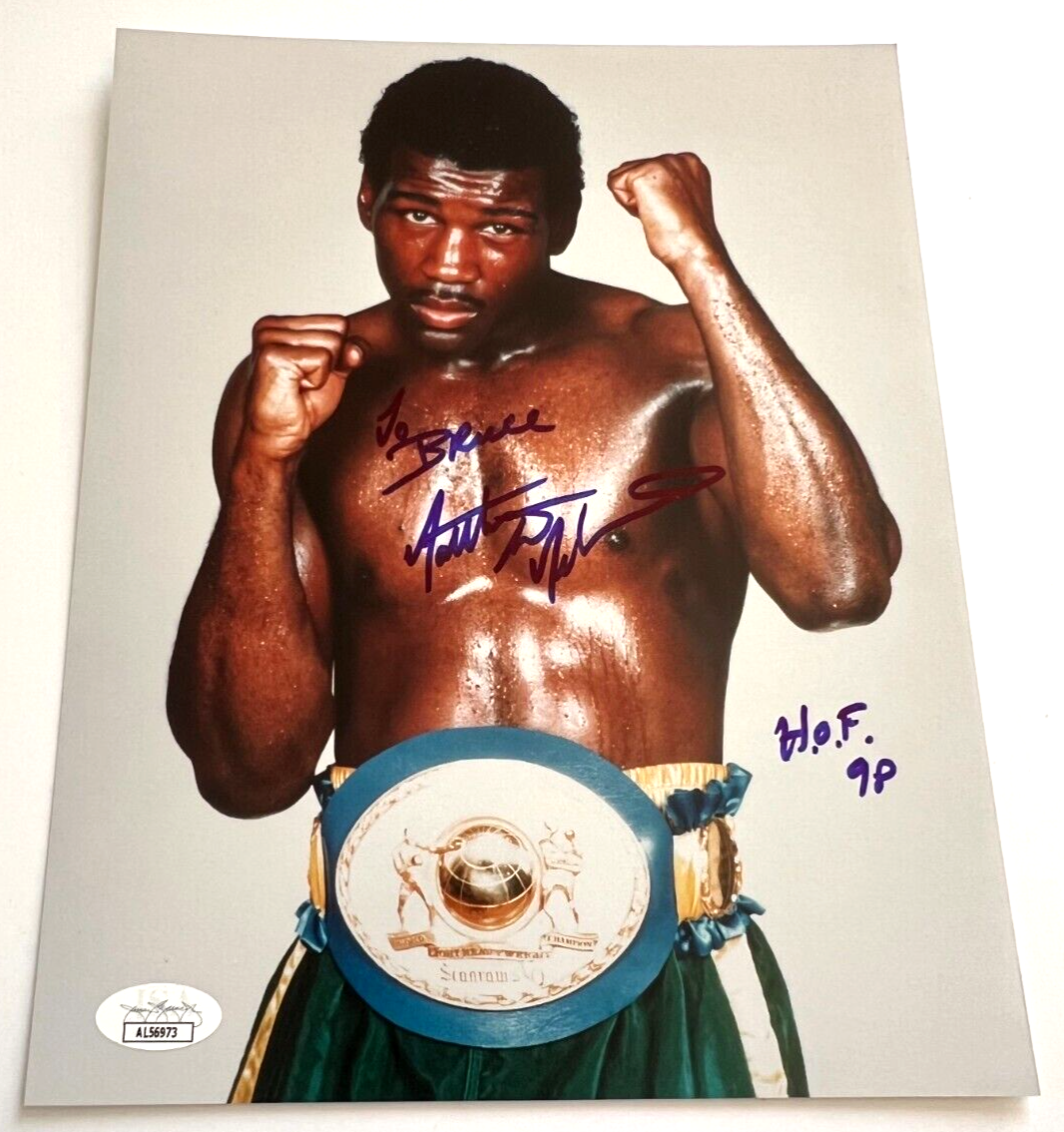 Matthew Saad Muhammad HOF Inscribed Signed 8x10 Boxing Photo Auto Autograph JSA0