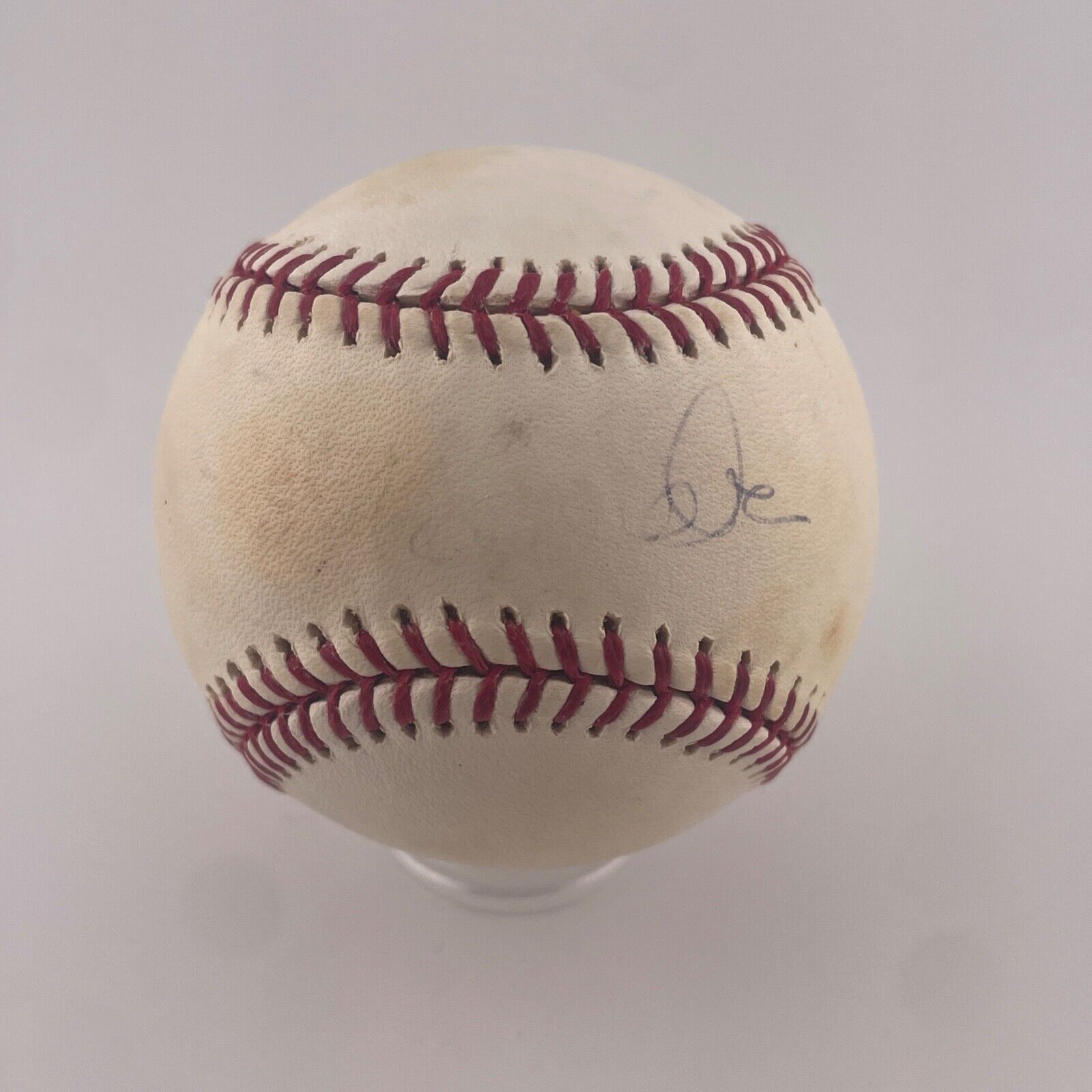 Derek Jeter Signed Baseball Partial Autograph, Faded.