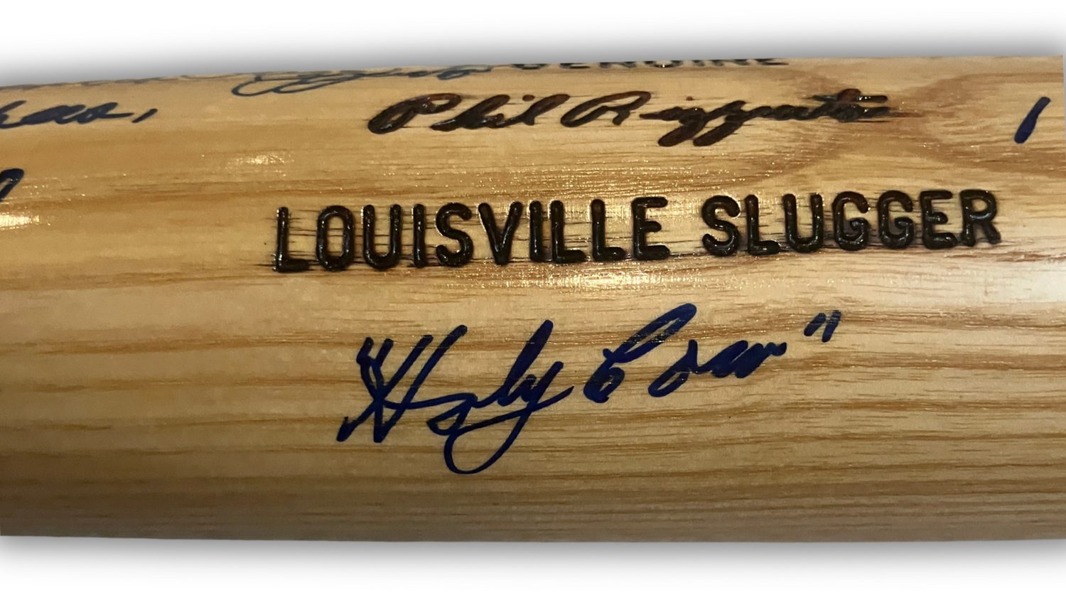 Phil Rizzuto Signed &amp; Inscribed "1950 MVP" New York Yankees Bat. Auto JSA6