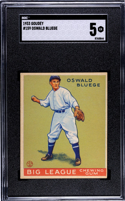 1933 Goudey Oswald Bluege 
