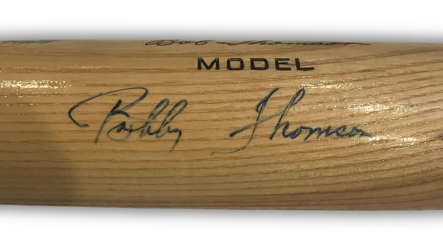 Bobby Thomson Signed &amp; Inscribed "Shot Heard Round the World" Baseball Bat. JSA3