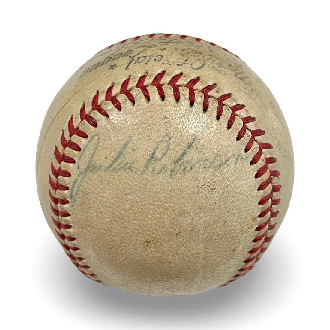 Jackie Robinson c.1949 Single Signed Baseball, Official National League. PSA1