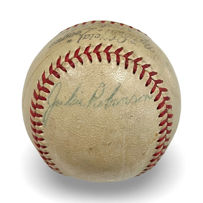 Jackie Robinson c.1949 Single Signed Baseball, Official National League. PSA1