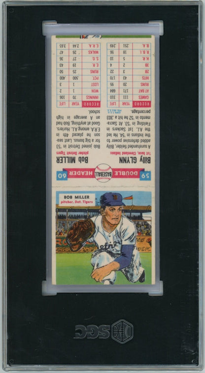 1955 Topps Double Headers Billy Glynn Bob Miller 