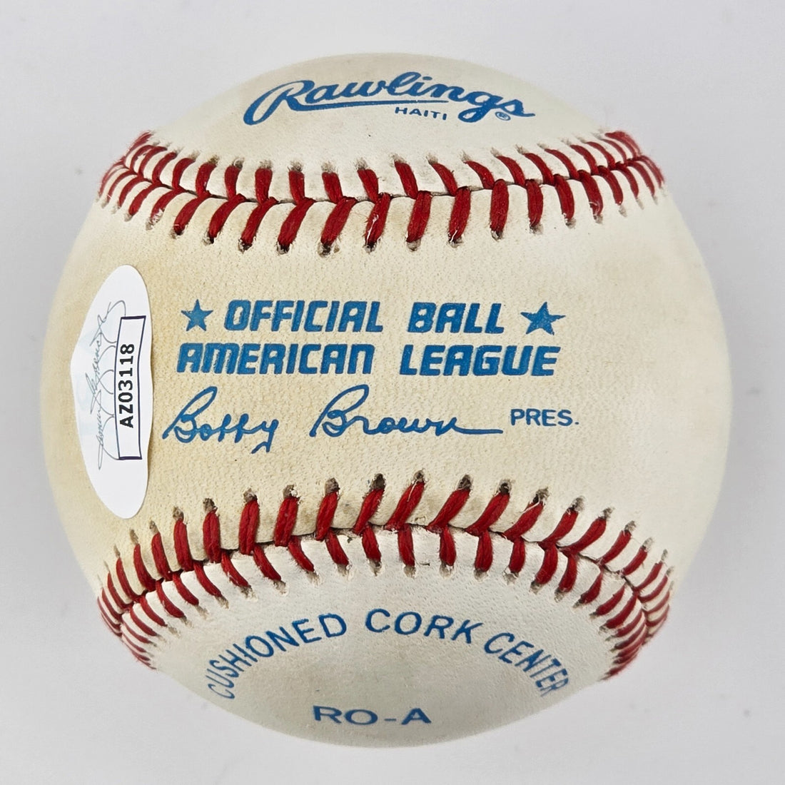 Peter Ueberroth Signed Baseball. Former MLB Commissioner. JSA1