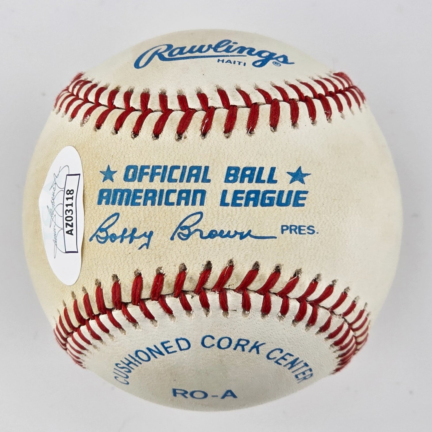 Peter Ueberroth Signed Baseball. Former MLB Commissioner. JSA1