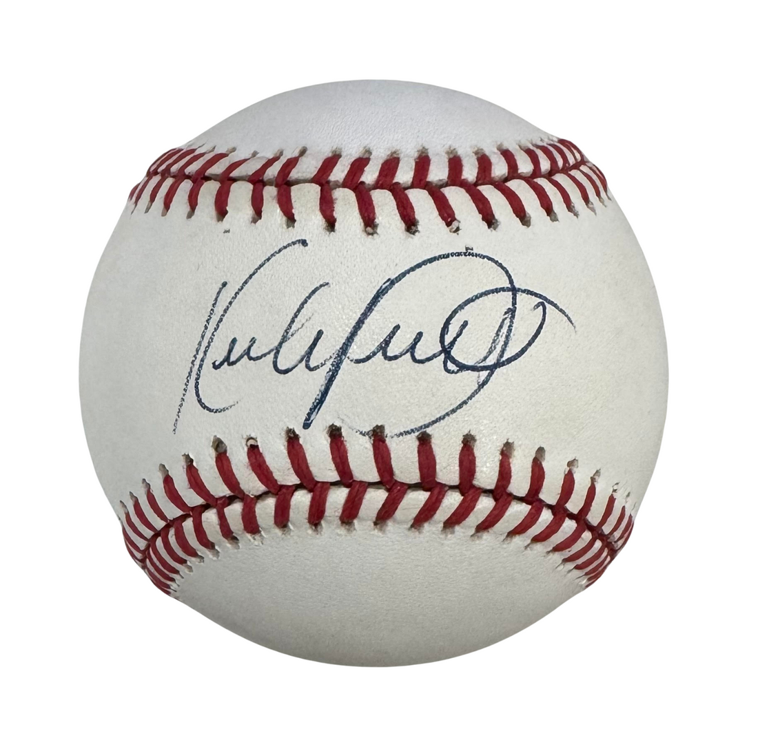 Kirby Puckett 1980s Single Baseball, Official American League. PSA1