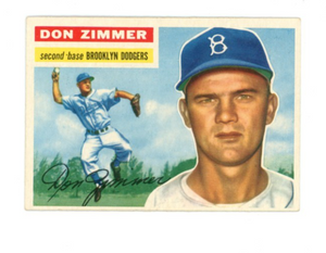 1956 Topps Don Zimmer Gray Back