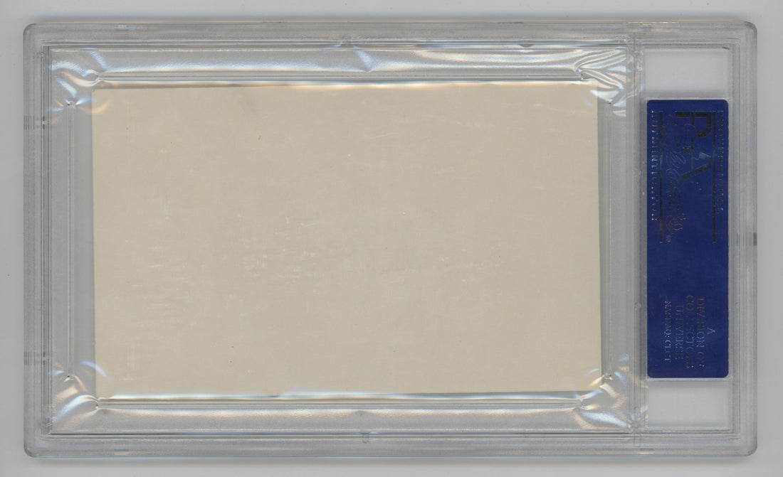 Joe Cronin Signed Index Card. PSA. Boston Red Sox Hall of Famer1