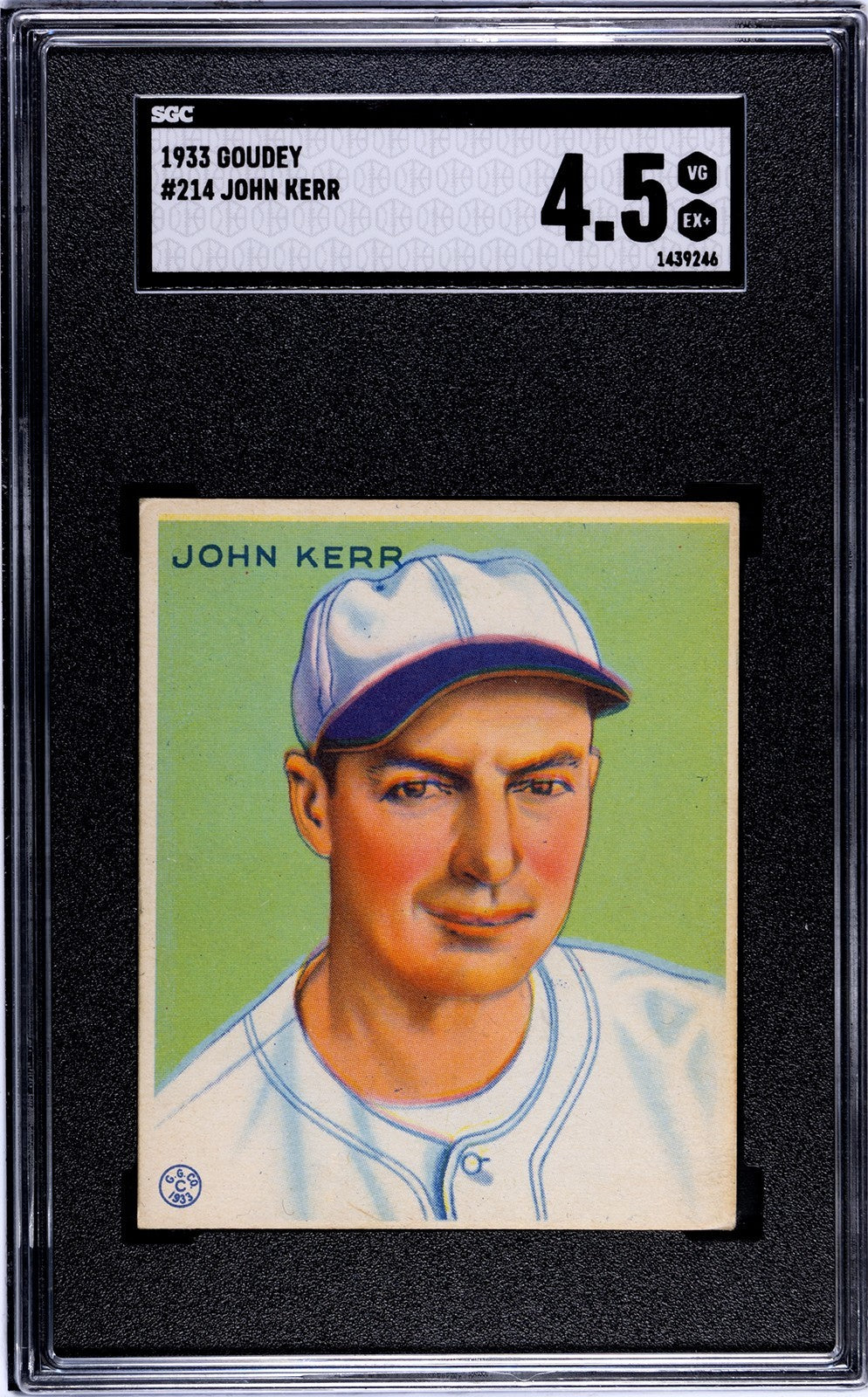 1933 Goudey John Kerr 