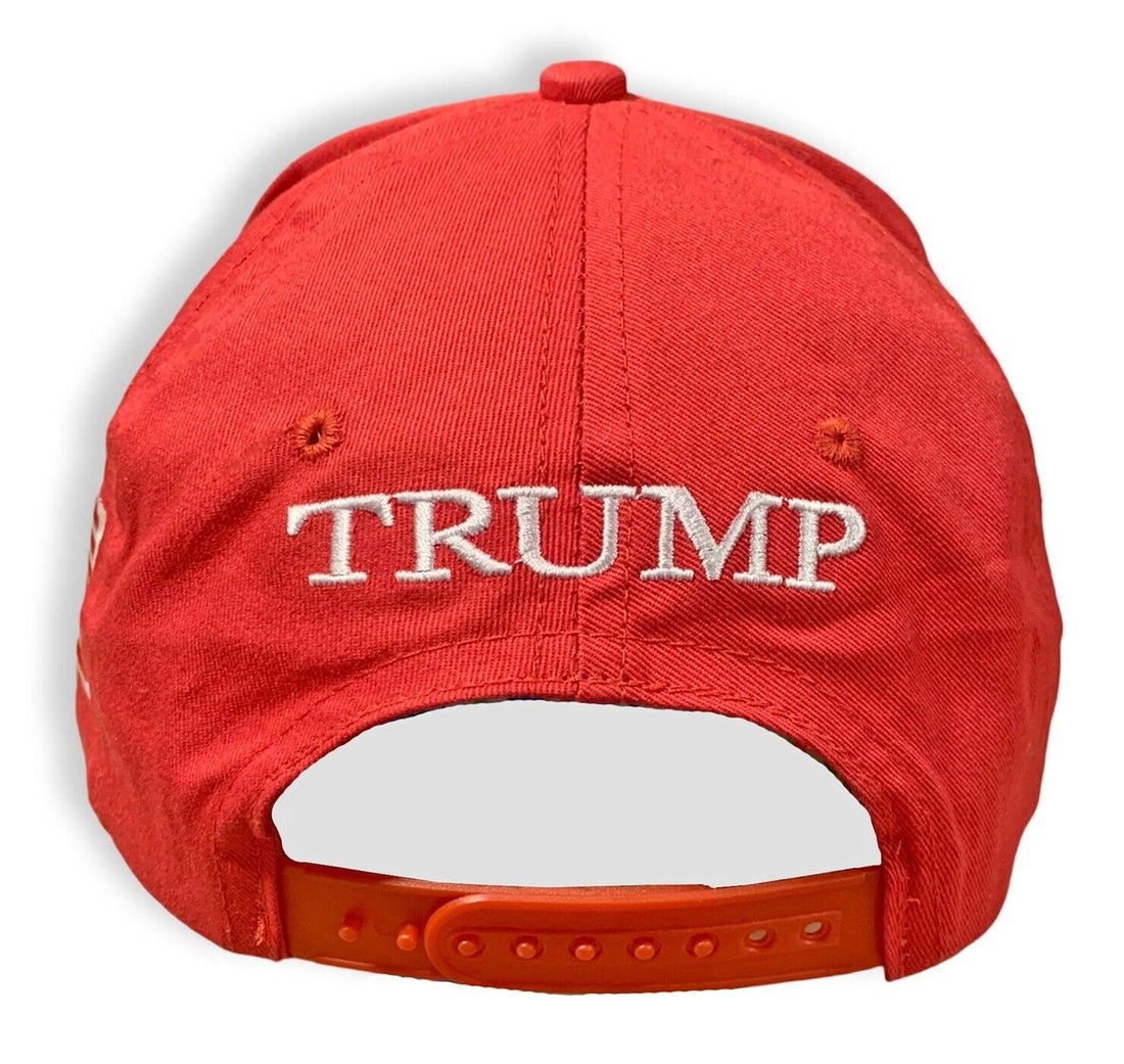 President Donald Trump Signed Red MAGA Hat Cap. Auto JSA