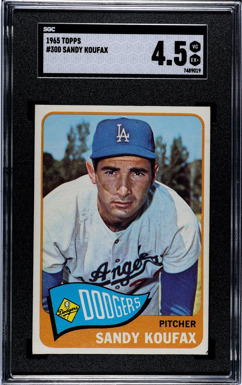 1965 Topps Sandy Koufax SGC 4.5